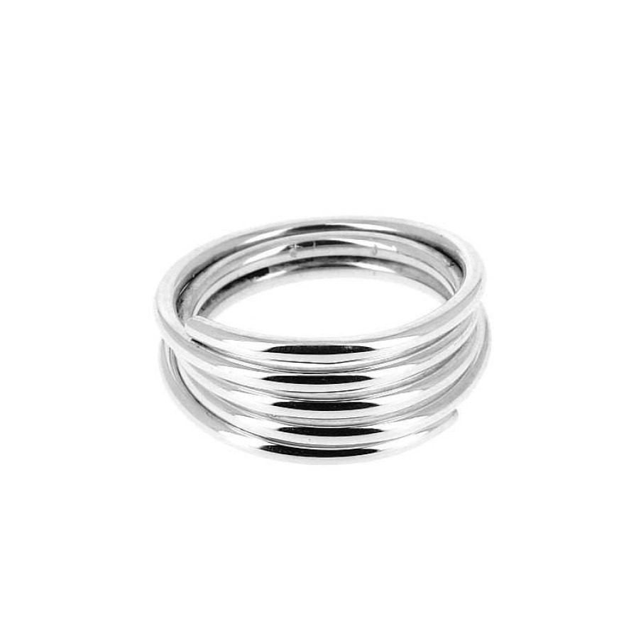 Bagues Au Fol argent | Bague Argent Tige Enroul E