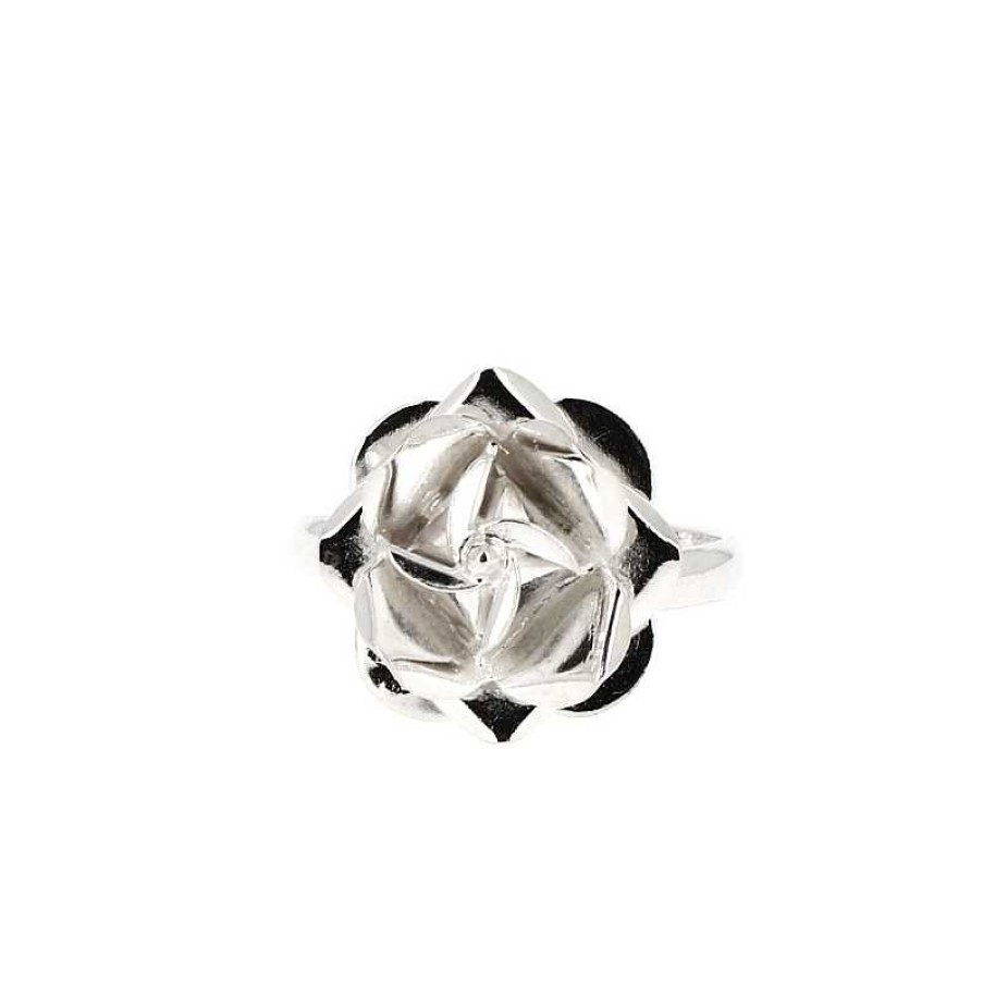 Bagues Au Fol argent | Bague En Argent Petite Rose