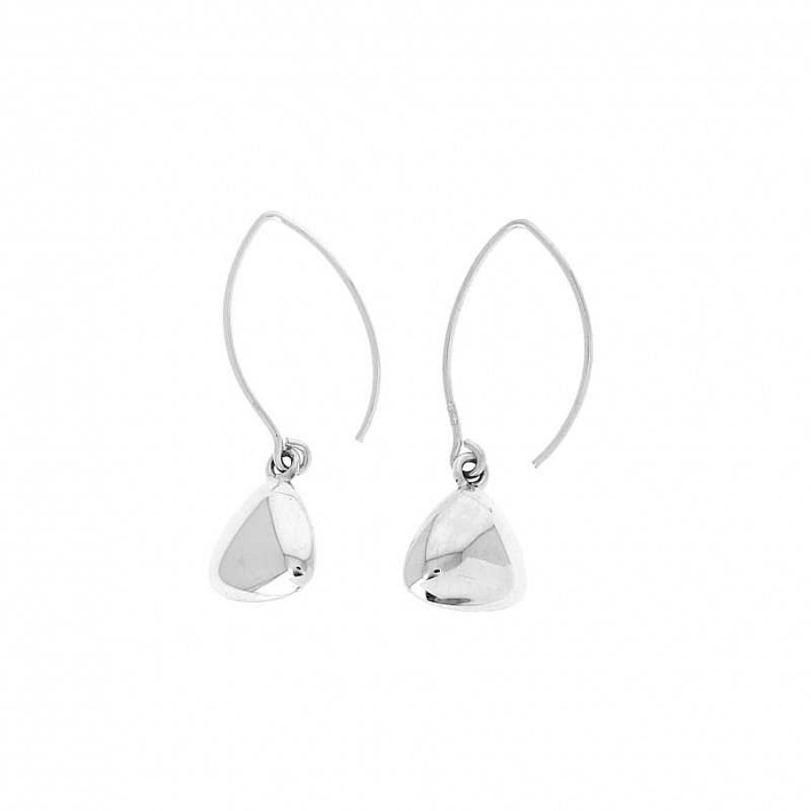 Boucles D'Oreilles Au Fol argent | Boucles D'Oreilles En Argent Triangle Bomb E