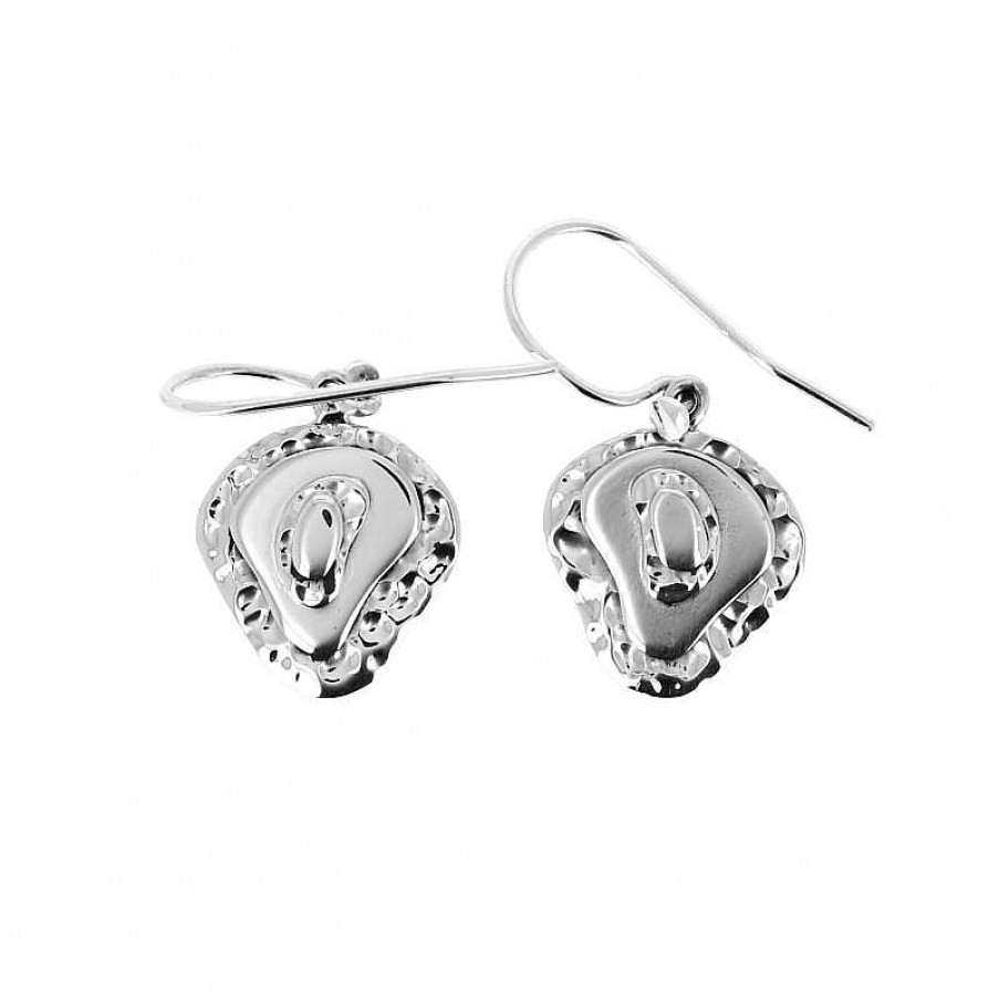 Boucles D'Oreilles Au Fol argent | Boucles D'Oreilles En Argent Formes Superpos Es