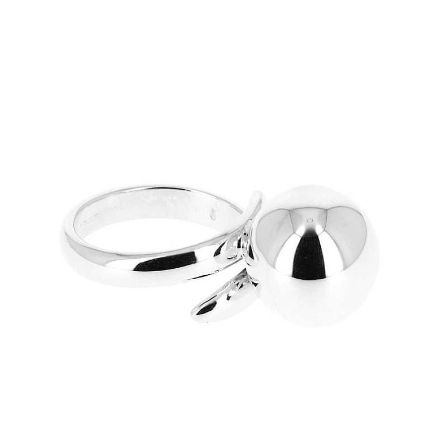 Bagues Au Fol argent | Bague En Argent Une Boule Assez Imposante