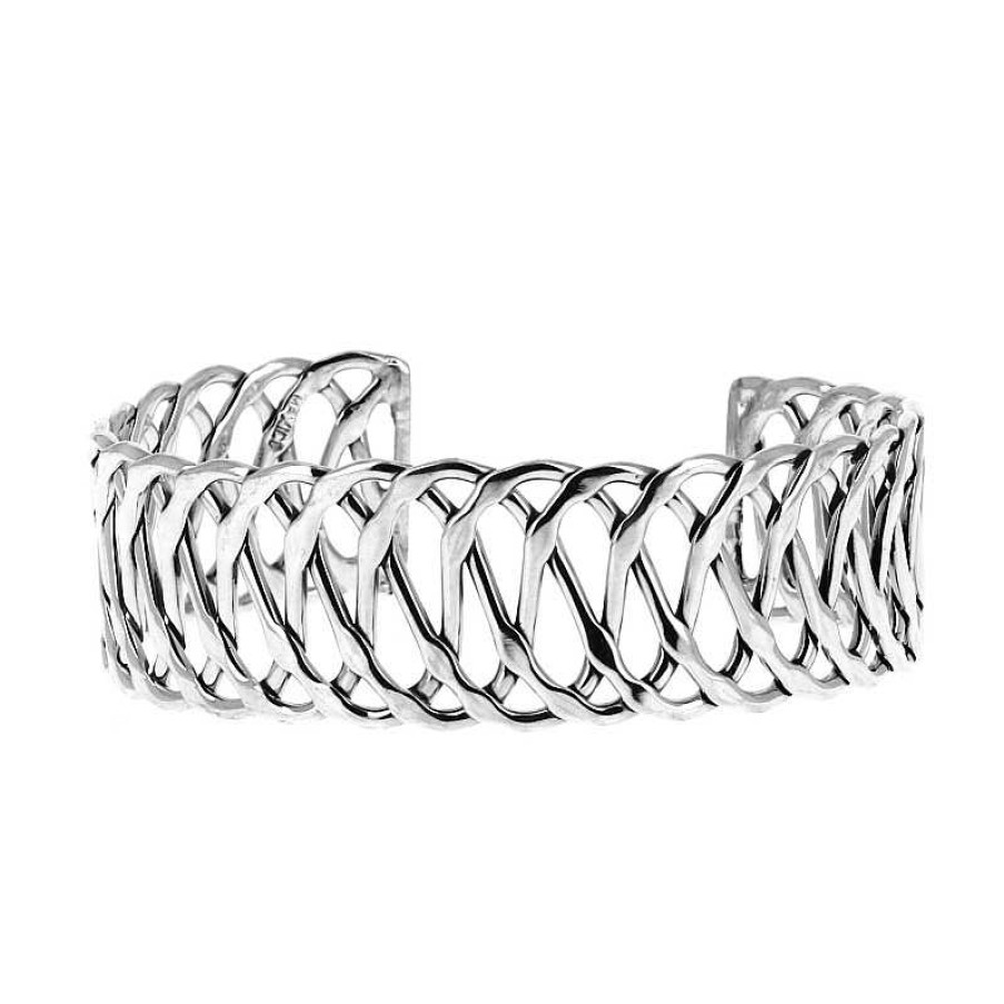 Bracelets Au Fol argent | Bracelet En Argent Tress