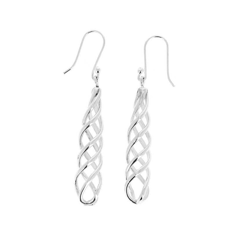 Boucles D'Oreilles Au Fol argent | Boucles D'Oreilles Argent Infinies