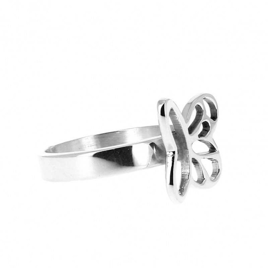 Bagues Au Fol argent | Bague En Argent Papillon Aile Vide, Aile Nervur E