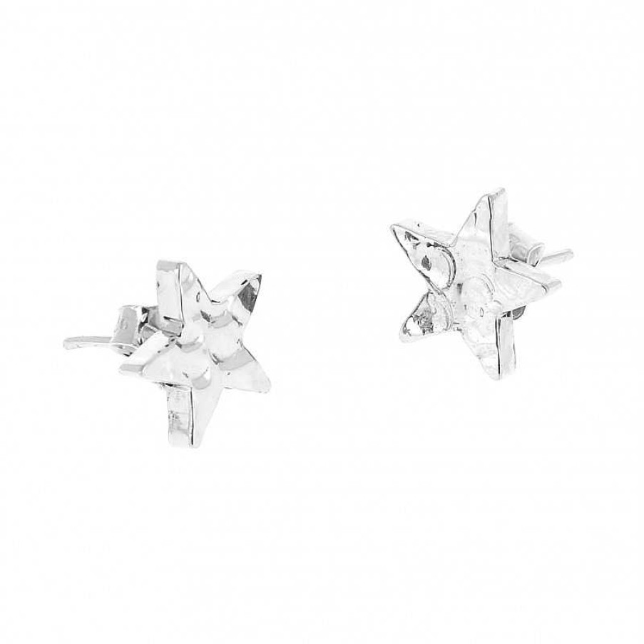 Boucles D'Oreilles Au Fol argent | Boucles D'Oreilles En Argent Toile Martel E