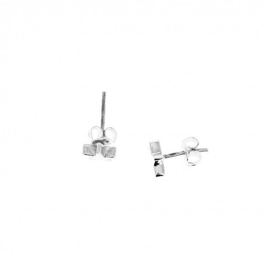 Boucles D'Oreilles Au Fol argent | Boucles D'Oreilles Argent Toile