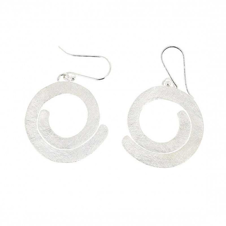 Boucles D'Oreilles Au Fol argent | Boucles D'Oreilles Argent Bross Cercle De Vie