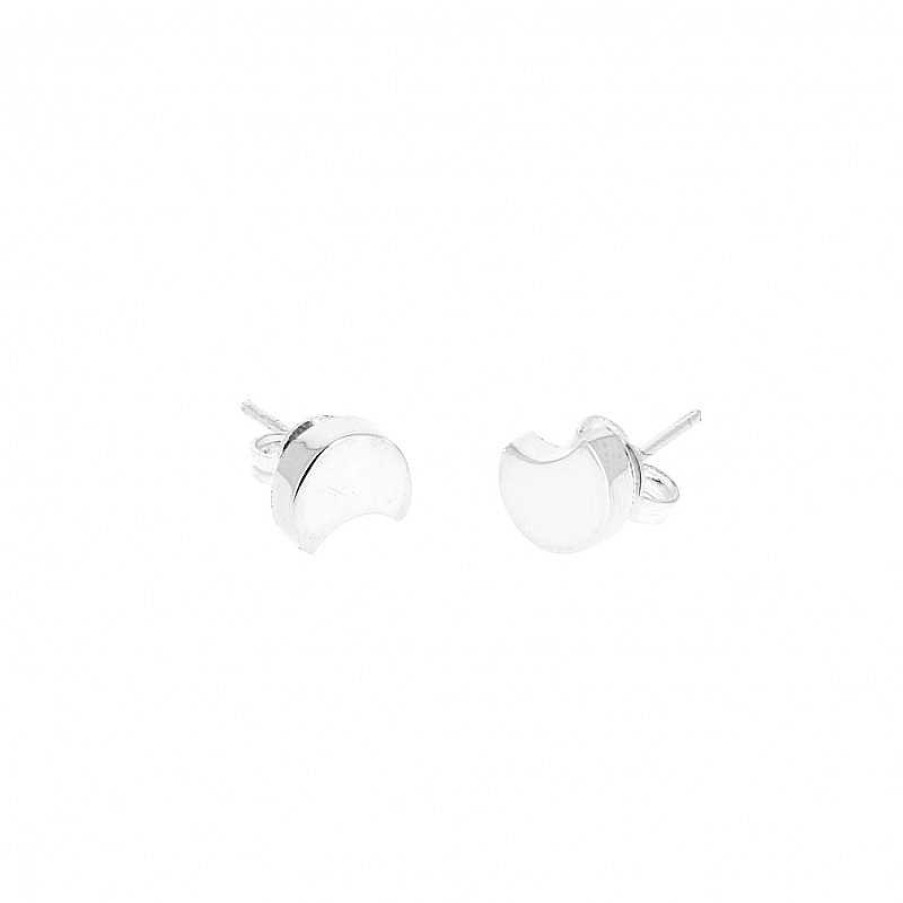 Boucles D'Oreilles Au Fol argent | Boucles D'Oreilles En Argent Petite Lune