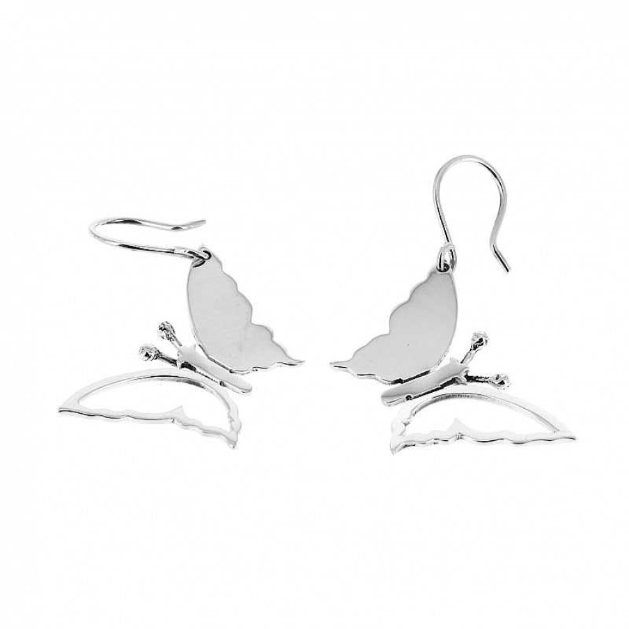 Boucles D'Oreilles Au Fol argent | Boucles D'Oreilles En Argent Petites Ailes