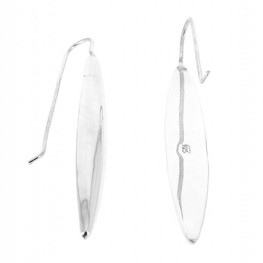 Boucles D'Oreilles Au Fol argent | Boucles D'Oreilles Argent Long Fuseau