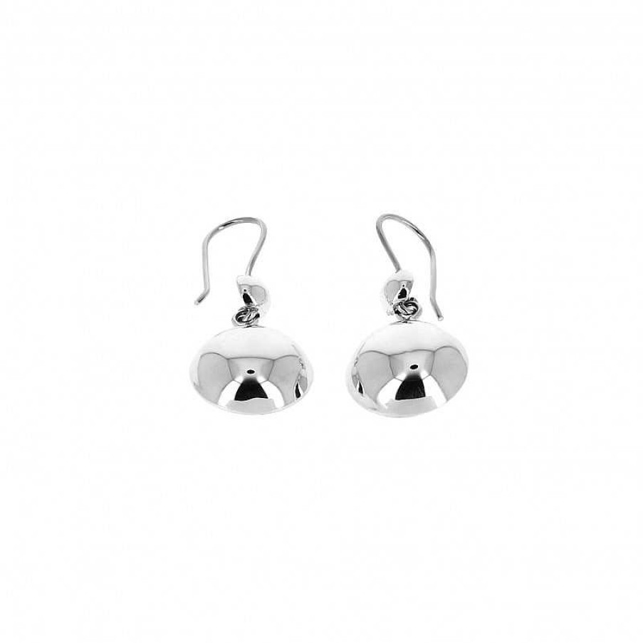 Boucles D'Oreilles Au Fol argent | Boucles D'Oreilles En Argent Petite Soucoupe