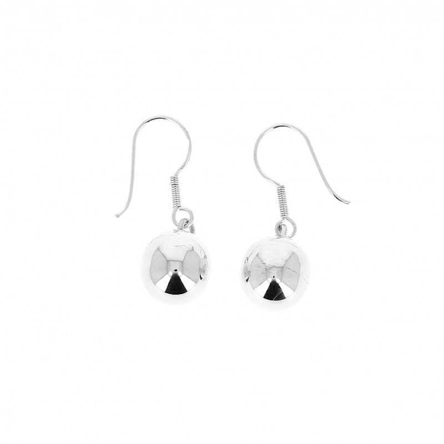 Boucles D'Oreilles Au Fol argent | Boucles D'Oreilles Argent Petites Boules Suspendues