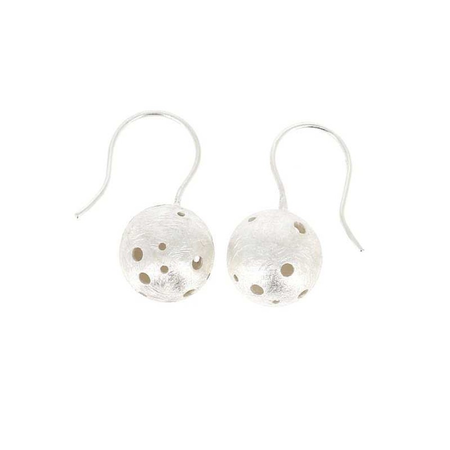 Boucles D'Oreilles Au Fol argent | Boucles D'Oreilles Boules Argent Bross Petits Trous