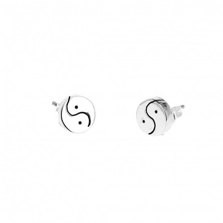 Boucles D'Oreilles Au Fol argent | Petites Boucles D'Oreilles Yin Yang