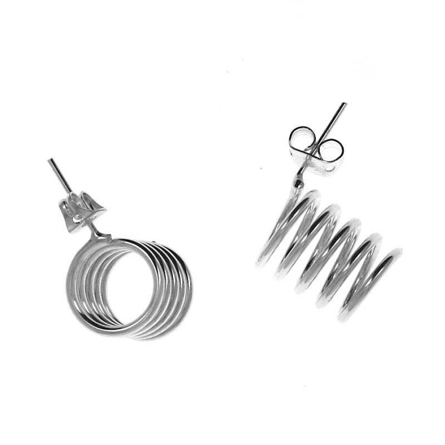 Boucles D'Oreilles Au Fol argent | Boucles D'Oreilles En Argent Ressort