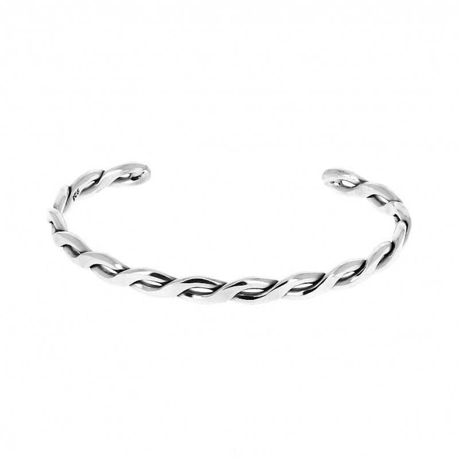 Bracelets Au Fol argent | Bracelet Argent Fin Torsad