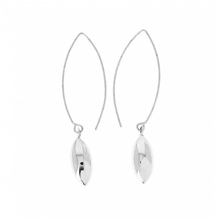 Boucles D'Oreilles Au Fol argent | Boucles D'Oreilles En Argent Petit Fuseau